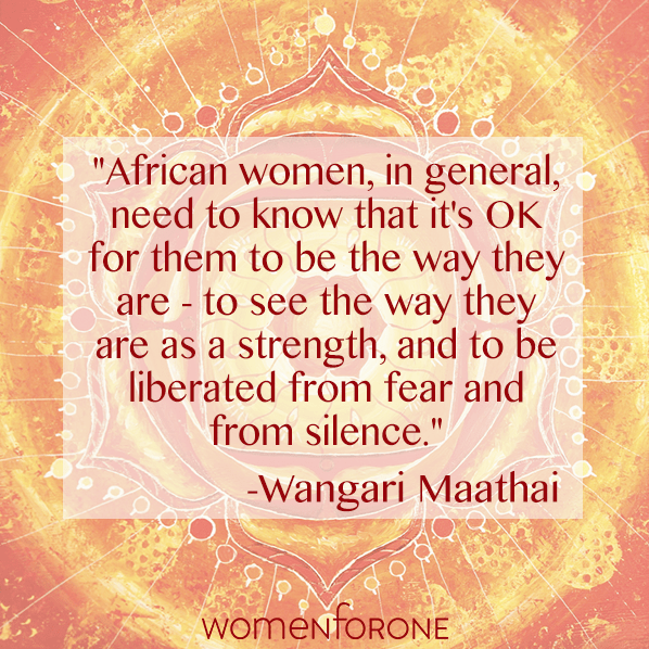 Wangari Maathai Quote