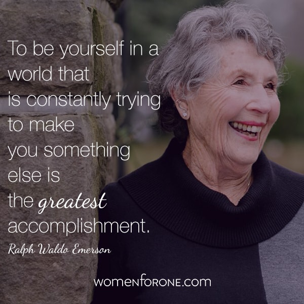 To be yourself in a world that is constantly trying to make you something else is the greatest accomplishment. - Ralph Waldo Emerson