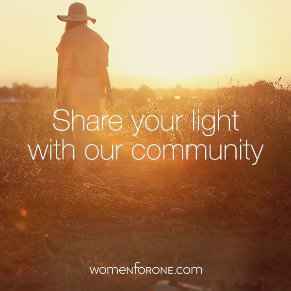 Share your light with our community.