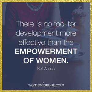 There is no tool for development more effective than the empowerment of ...