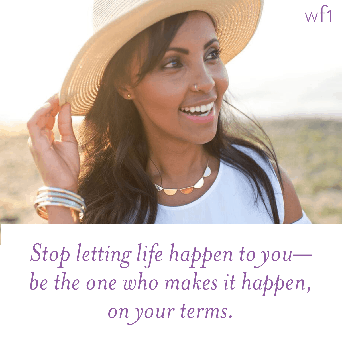 Stop letting life happen to you—be the one who makes it happen, on your terms.