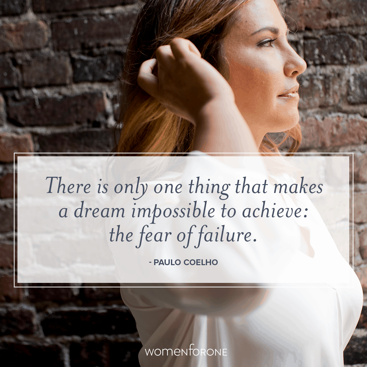 There is only one thing that makes a dream impossible to achieve: the fear of failure. - Paulo Coelho