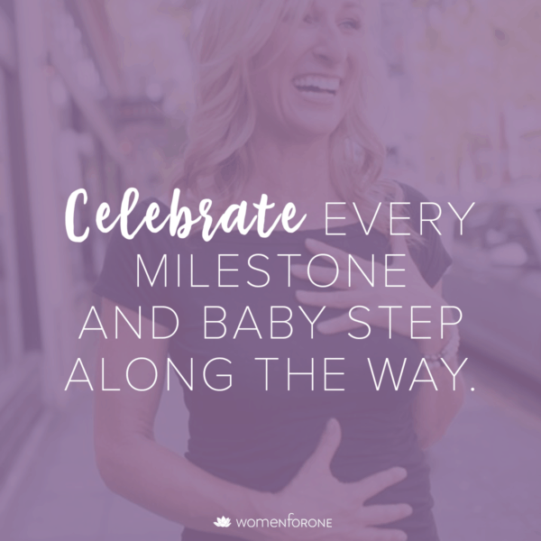 Celebrate every milestone and baby step along the way