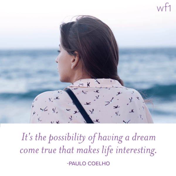 It's the possibility of having a dream come true that makes life interesting. -Paulo Coelho